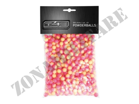 Munizioni T4E In Gomma Powderball Cal.43 500Pcs Pink