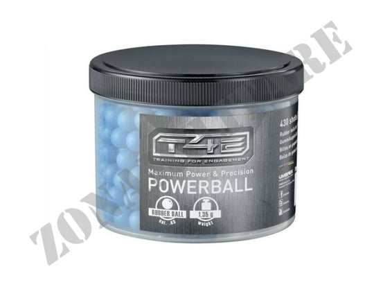 Munizioni T4E In Gomma Powerball Cal.43 0.89Gr 430Pcs Blu
