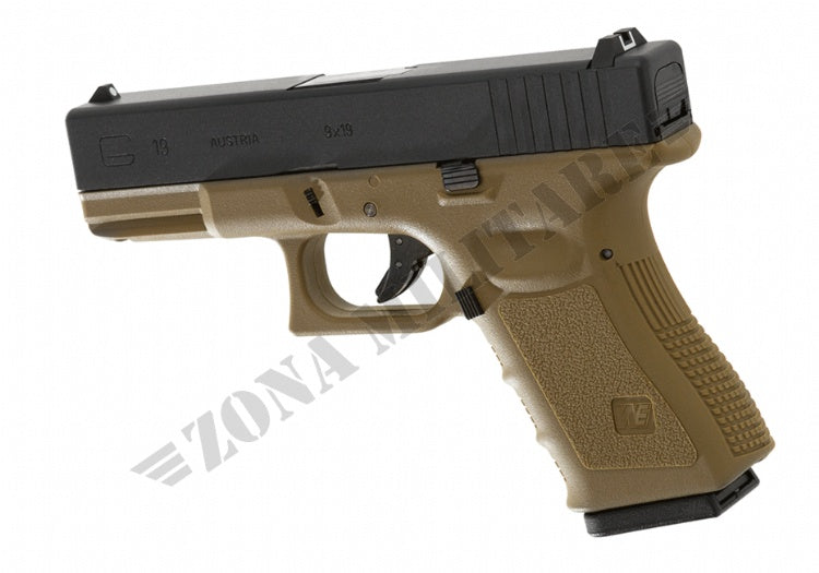 Glock We19 Metal Version Gbb We Black & Desert Color