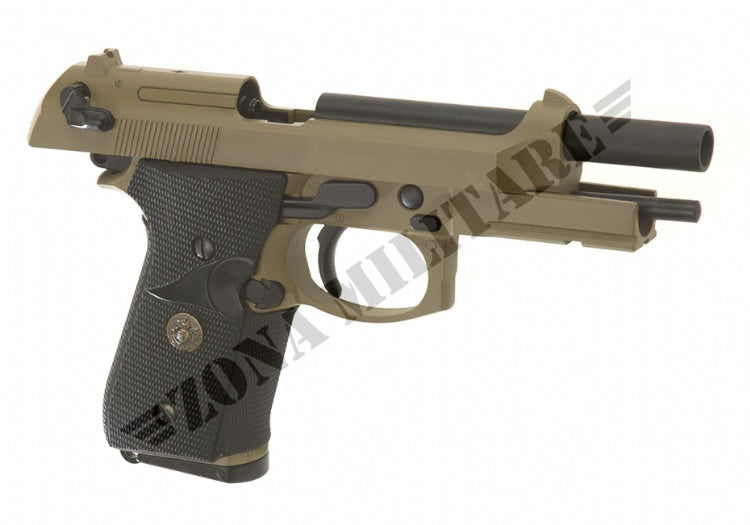 Pistola Marca We Modello M9A1 Full Metal Tan