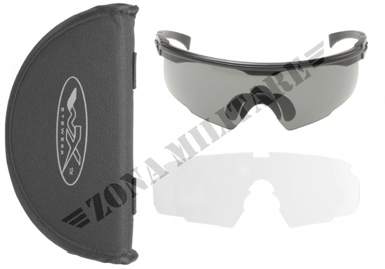 Occhiale Protettivo Pt-1 Package Wileyx Black