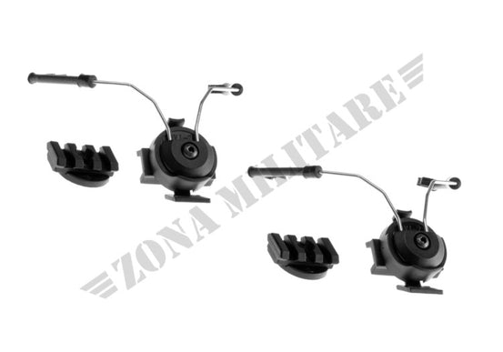 Comtac Helmet Rail Adapter Set Black Z-Tac