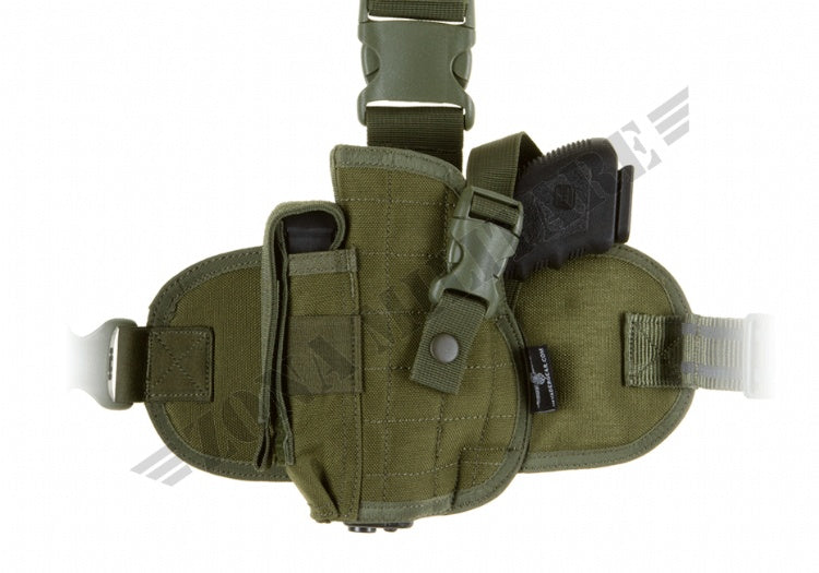 Fondina Cosciale Holster Invader Gear Colore Verde Sinistra