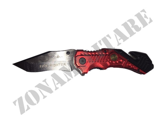 Coltello Crossnar Fire Fighter Security Red Version