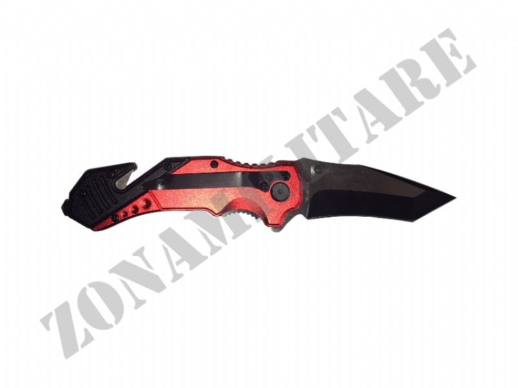 Coltello Crossnar Fire Fighter Security Red Version