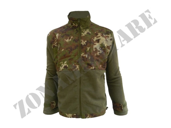 Maglia In Pile Rinforzata Con Ripstop Vegetata Algi