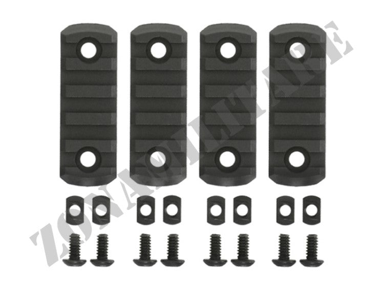 Rail Kit In Polimero Per Ris Mlock Colore Nero Tmc