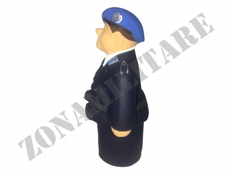 Statuina Polizia Penitenziaria In Terracotta Artigianale