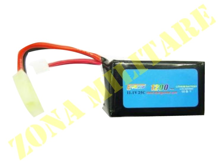 Batteria E-Power Lipo 11.1V 1200Mah 25C 3 Elementi