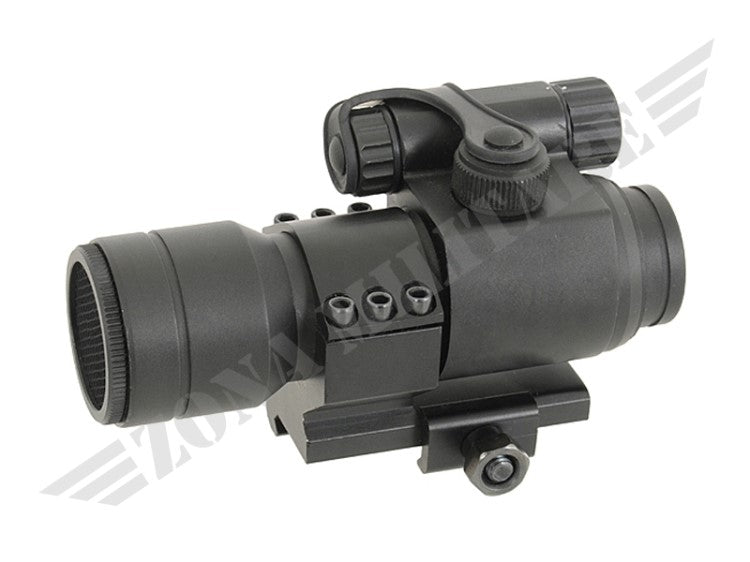 Red Dot Sight W/ Flash Killer In Alluminio Nero
