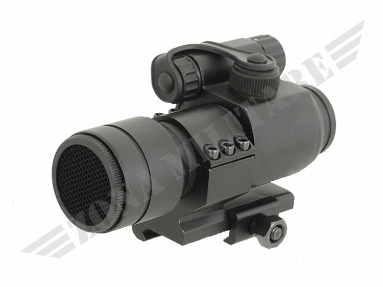 Red Dot Sight W/ Flash Killer In Alluminio Nero