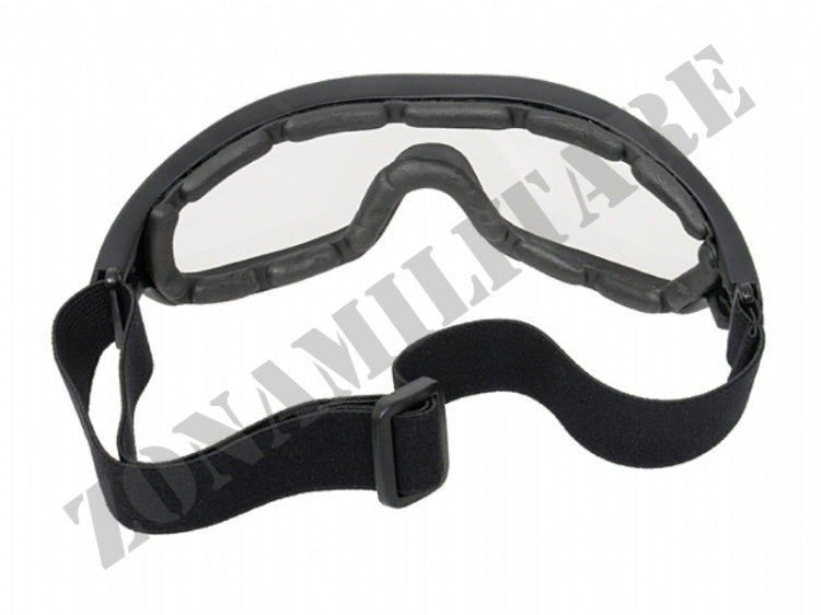 Occhiale A Maschera Lente Trasparente A Fascia Elastica 8 Fields