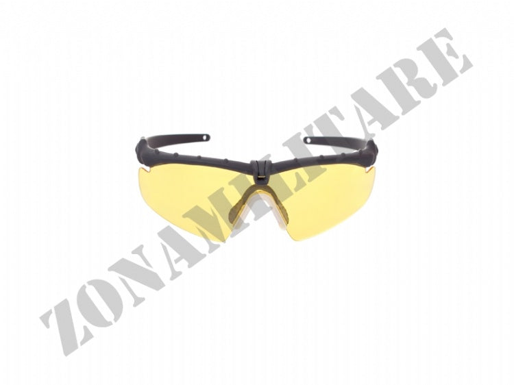 Occhiale Protettivo Tactical Black Lente Yellow