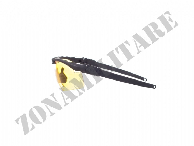 Occhiale Protettivo Tactical Black Lente Yellow