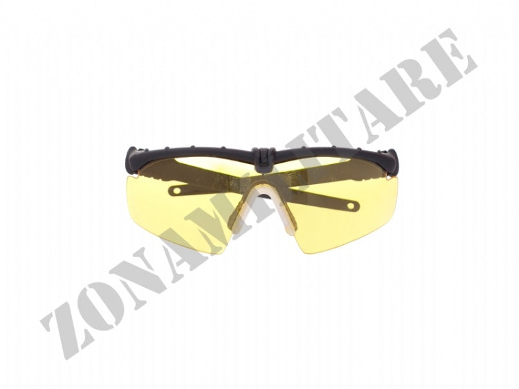 Occhiale Protettivo Tactical Black Lente Yellow