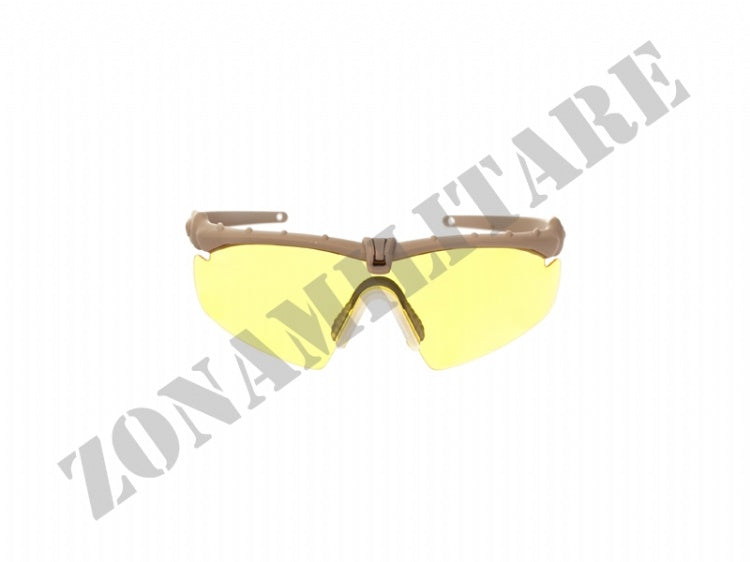 Occhiale Tattico Tmc Dark Earth Lente Gialla