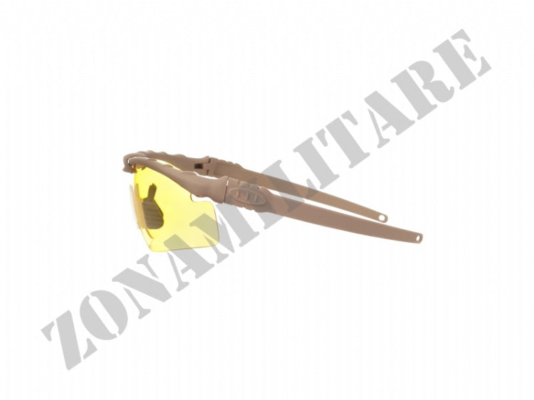 Occhiale Tattico Tmc Dark Earth Lente Gialla