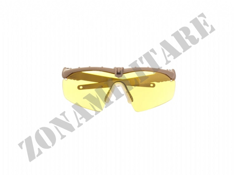 Occhiale Tattico Tmc Dark Earth Lente Gialla