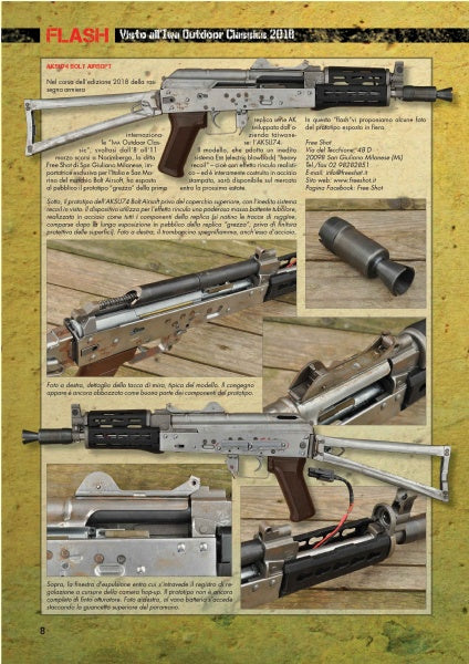 Fucile Elettrico Aksu74U B.R.S.S. System Recoil Bolt