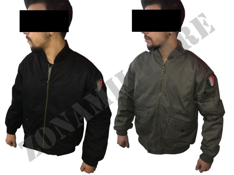 Giubbino Da Volo Italia Con Termofodera Interna