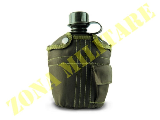 Borraccia Marca Defcon 5 U.S. Da 1 Litro Verde Od