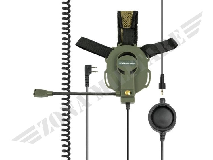 Bowman Military Headset Kenwood Connector Od Green