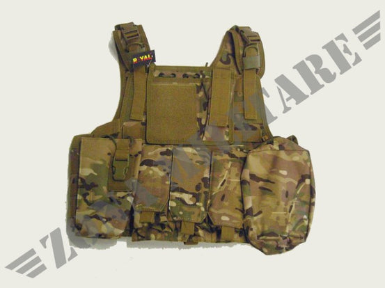 Tactical Vest Royal Giubbino Con Sgancio Rapido