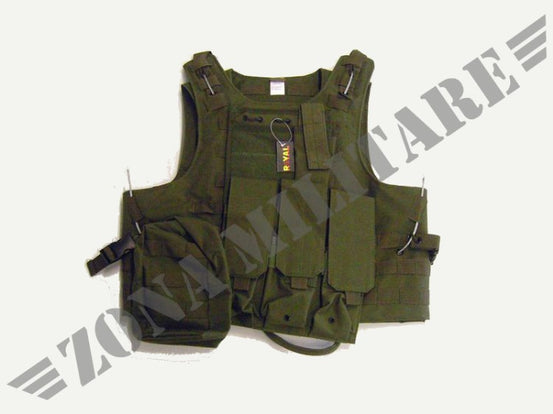 Tactical Vest Royal Giubbino Body Armor Light Verde