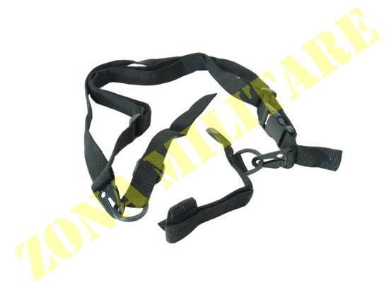 Cinghia Tattica Vega Holster 3 Punti Nera