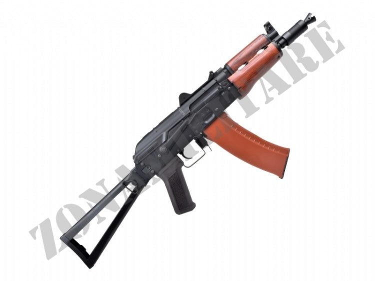 Fucile Elettrico Ak-74U Paramano In Legno Cyma