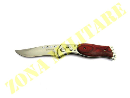 Coltello Royal A Scatto Con Sicura In Metallo