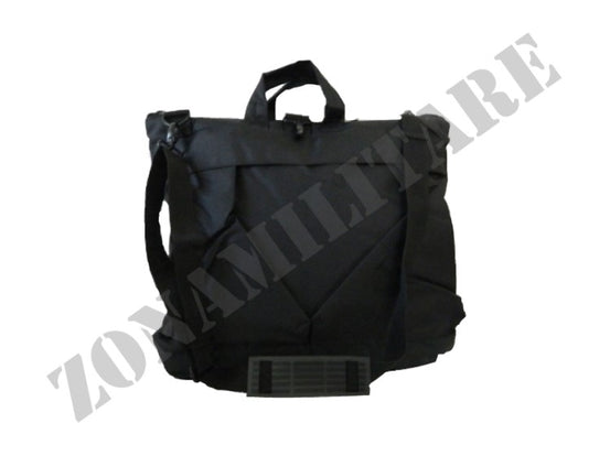 Borsa Porta Casco E Porta Notebook Nera Algi