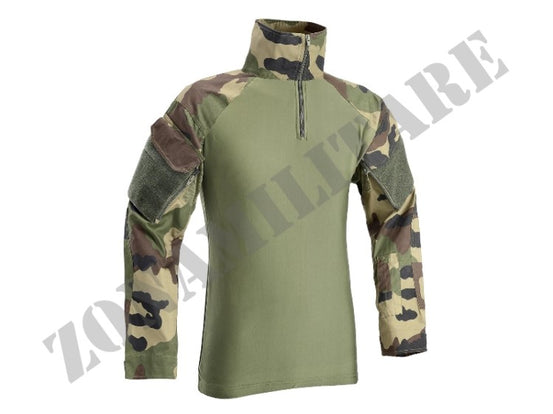 COMBAT SHIRT IN LYCRA FRENCH CAMO DEFCON 5