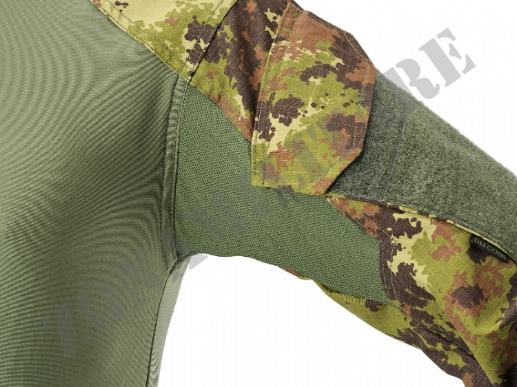COMBAT SHIRT IN LYCRA FRENCH CAMO DEFCON 5
