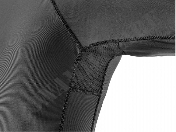 T-Shirt Long Sleeves Lycra And Mesh Defcon 5 Nera