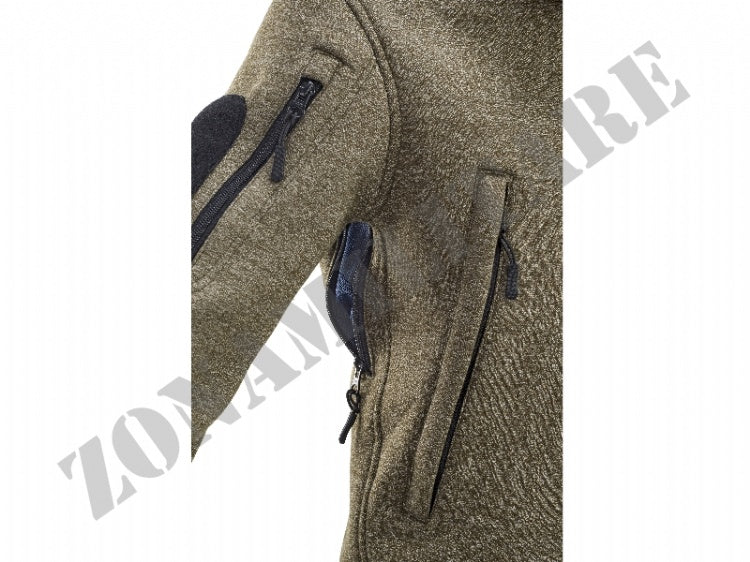 Felpa Tactical Sweater Jacket Defcon 5 Green Melange