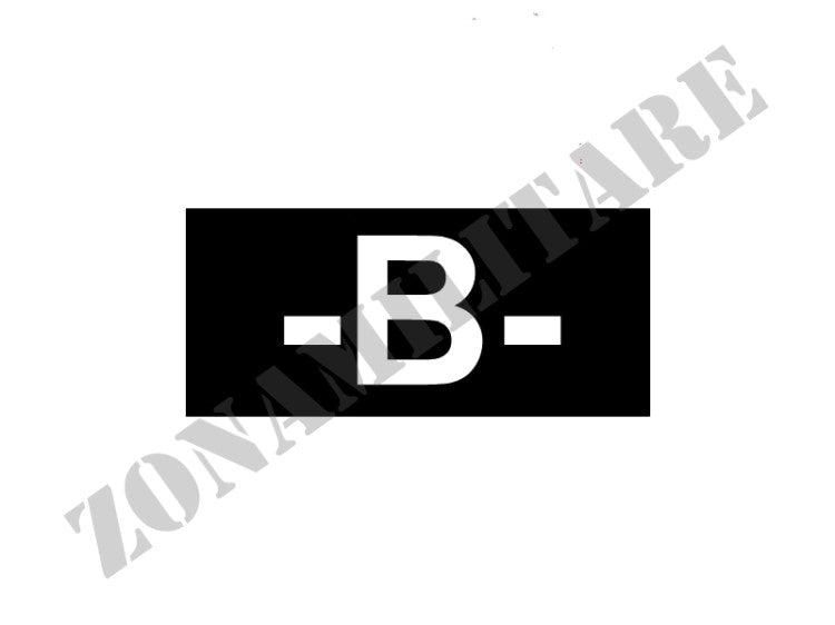 Patch Gommata -B- Infrared Blood Type Patch Defcon 5