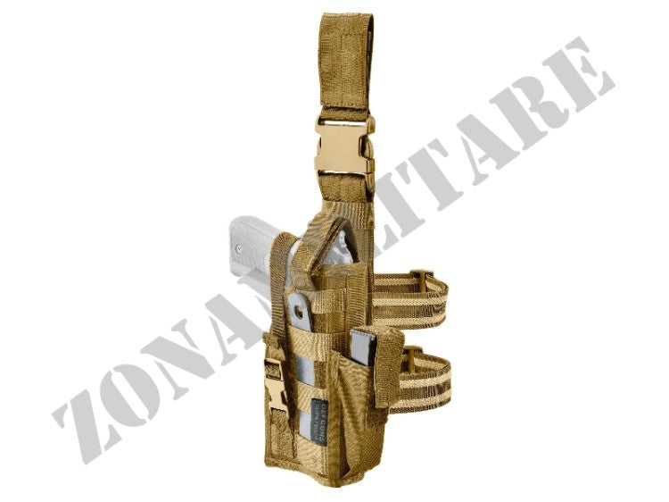 Fondina Cosciale Leg Pistol Holster Defcon 5 Coyote