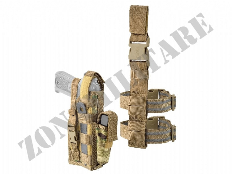 Fondina Cosciale Leg Pistol Holster Defcon 5 Multicam