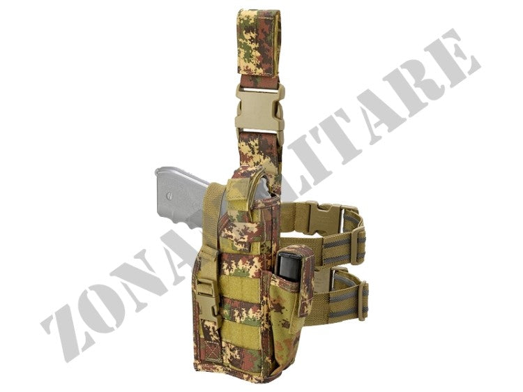 Fondina Cosciale Leg Pistol Holster Defcon 5 Vegetato Italiano