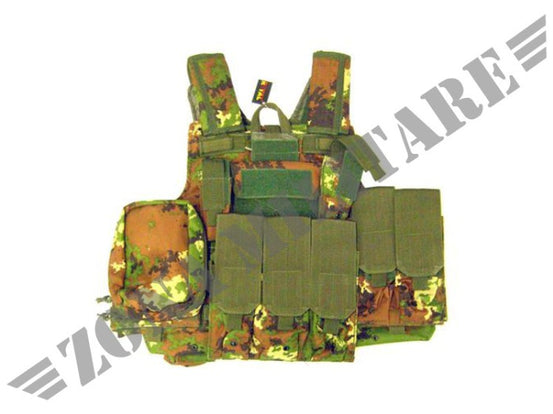 Tactical Vest Royal Giubbino In Cordura Vegetato Italiano