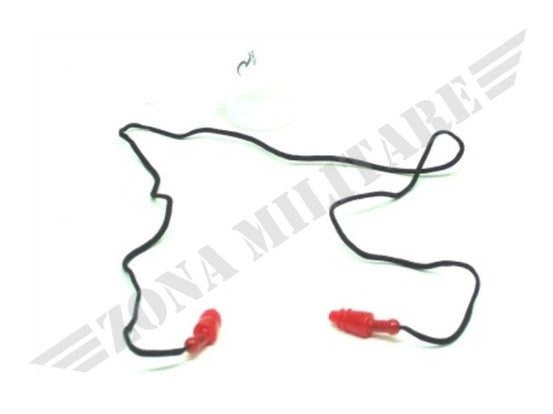 Tappi Per Orecchie Radians Con Cordino In Gel Rosso