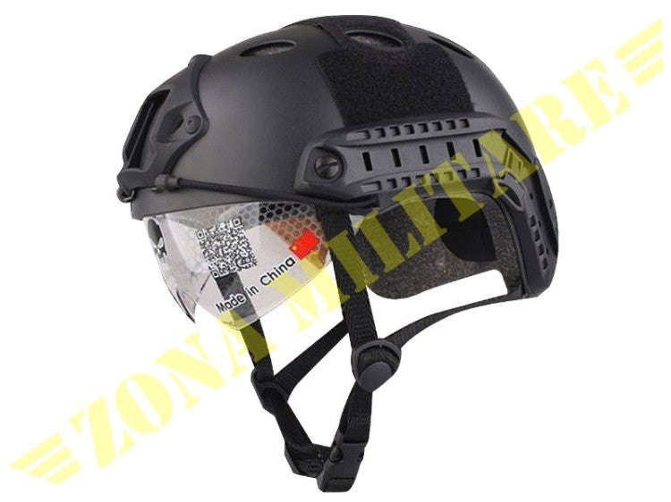 Elmetto Fast Helmet Pj Google NERO Emerson