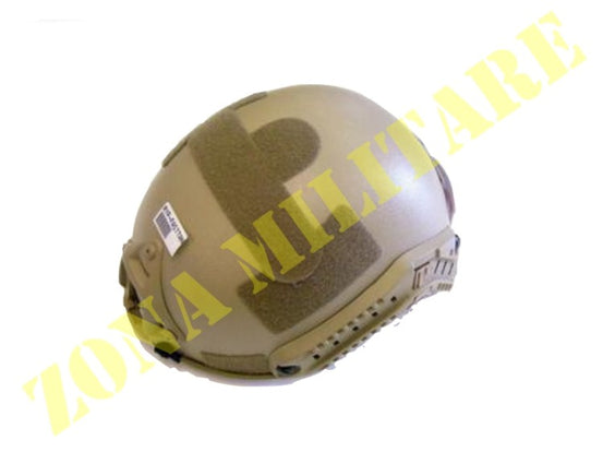 Elmetto Royal Fast Con Ris Laterali Colore Tan