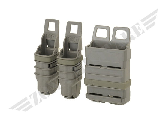 Set Of Polymer Pouches For Magazines Foliage Green