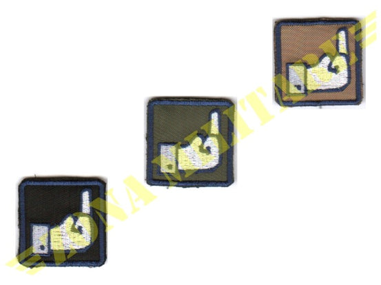 Patch Con Velcro Fuckbook Colori Vari