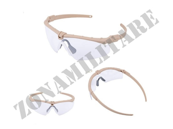 Occhiale Ultimate Dark Earth Frame E Clear Lense Frog Industries