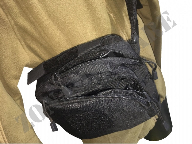 Borsa Multifunction Messenger Black Frog Industries