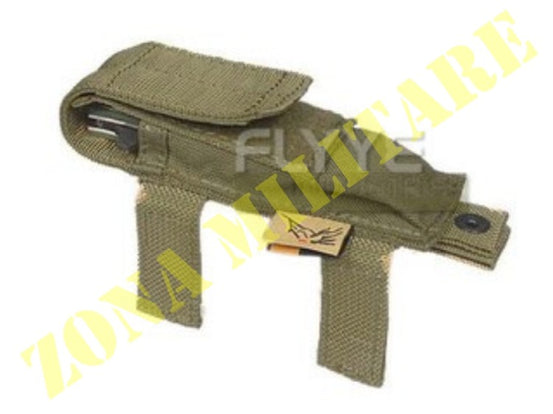 Fodero Coltello Marca Flyye Colore Verde Od