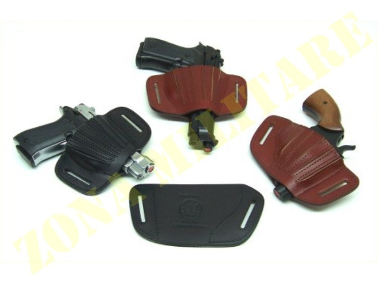 FONDINA A FASCIA ELASTICA IN CUOIO MARRONE VEGA HOLSTER